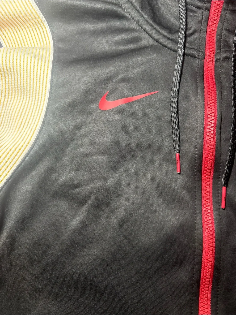 Nike Therma-FIT USC Trojans Full Zip Hooded Jacket L Black Red Gold